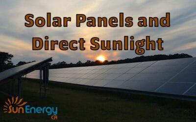 Do Solar Panels Need Direct Sunlight?